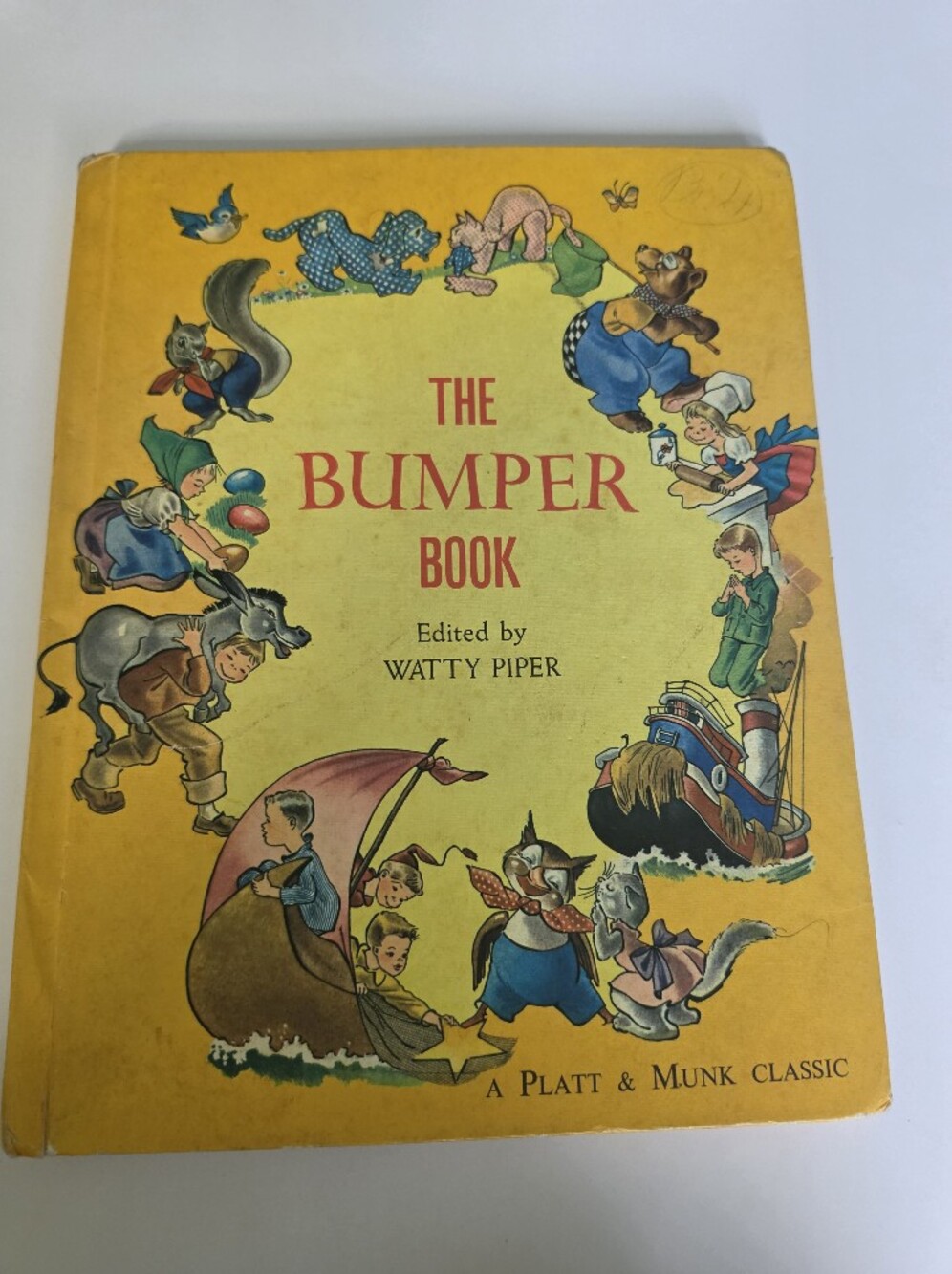 The Bumper Book by Watty Piper 1961 Eulalie Illustrations Platt & Munk Vintage